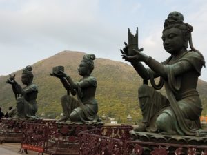 Chinese statues 